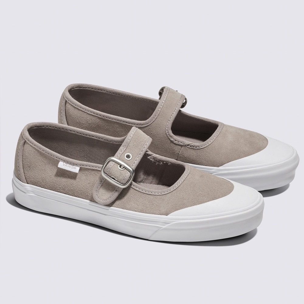 NEW VANS Mary Jane Suede Shoe In Color: Atmosphere Grey M-6.5 W-8 - Picture 3 of 11